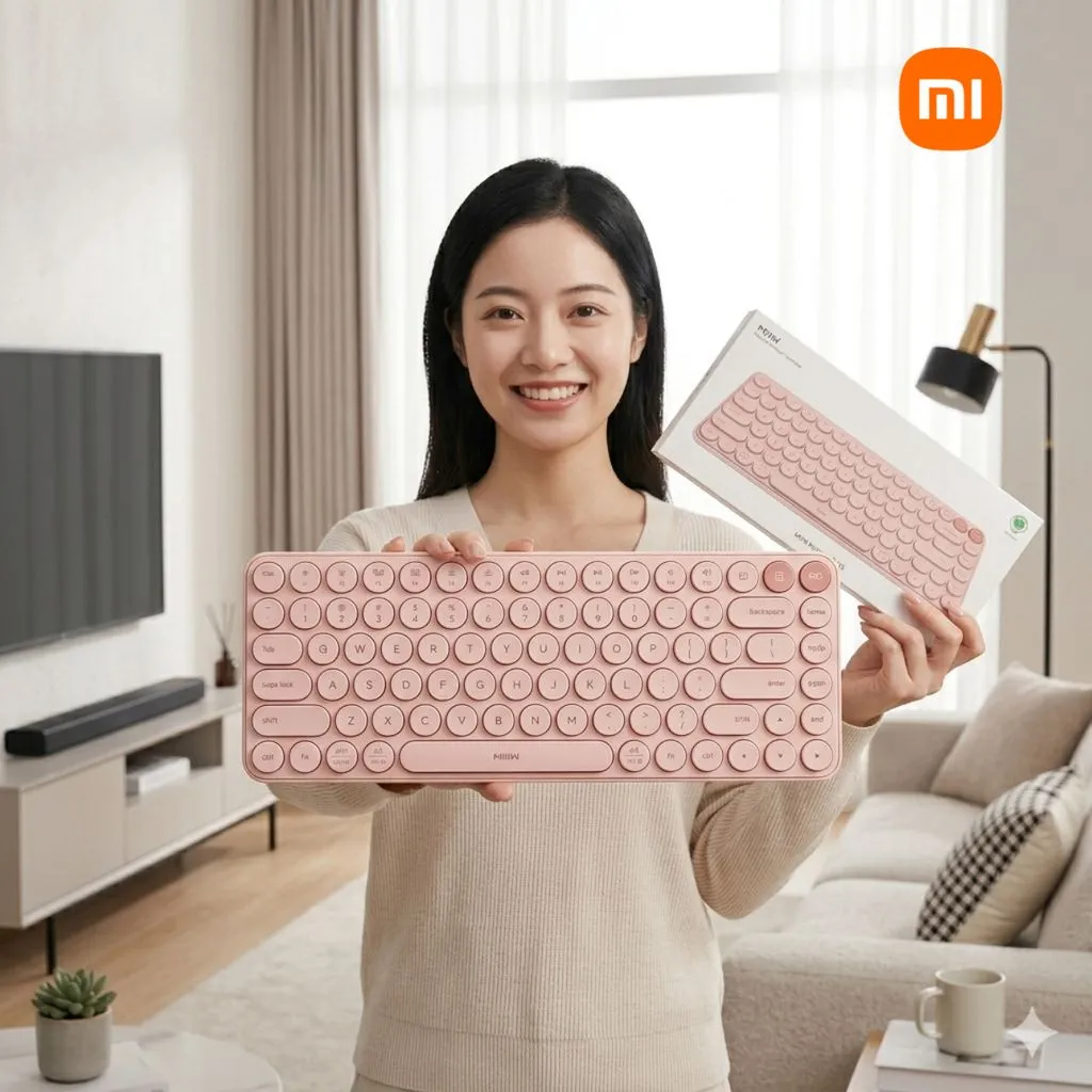 Bàn phím không dây Bluetooth hãng Xiaomi MIIIW Keyboard Air 85 MWXKT01 - Ảnh 3